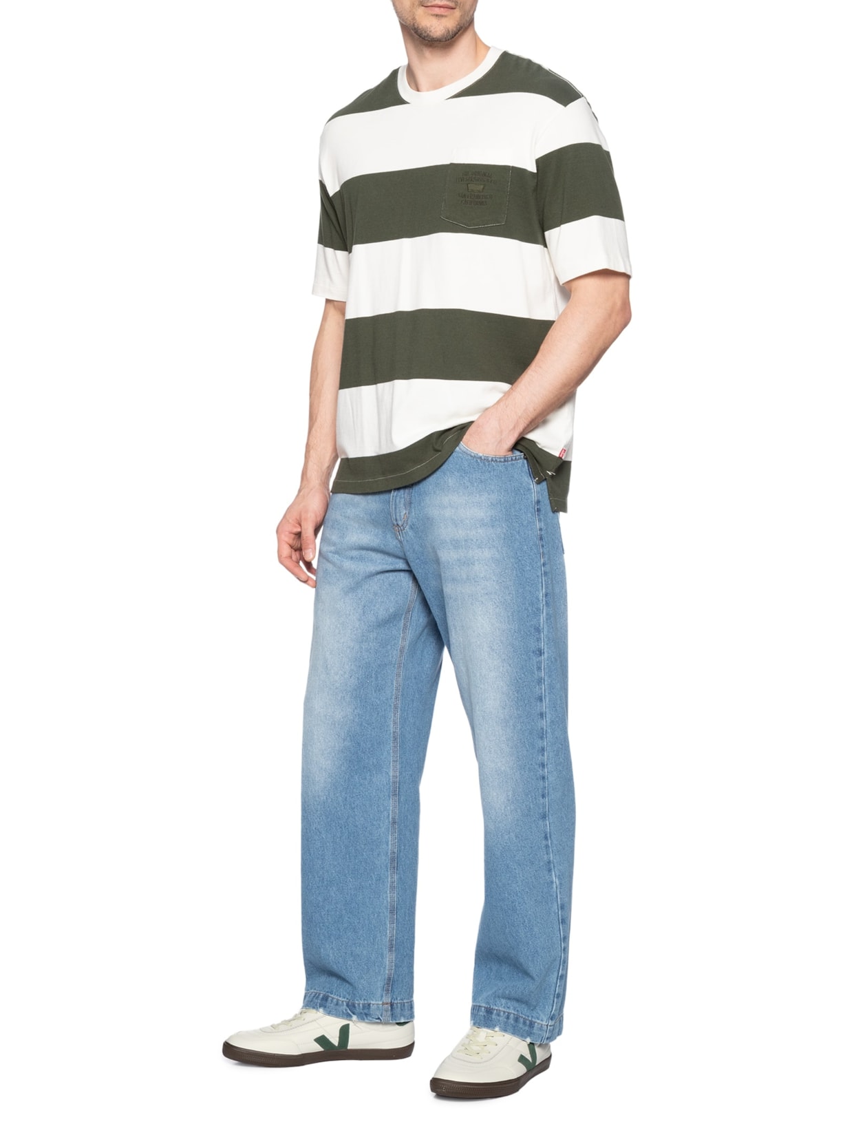 Tênis Masculino Panenka O.T. Leather Branco Veja