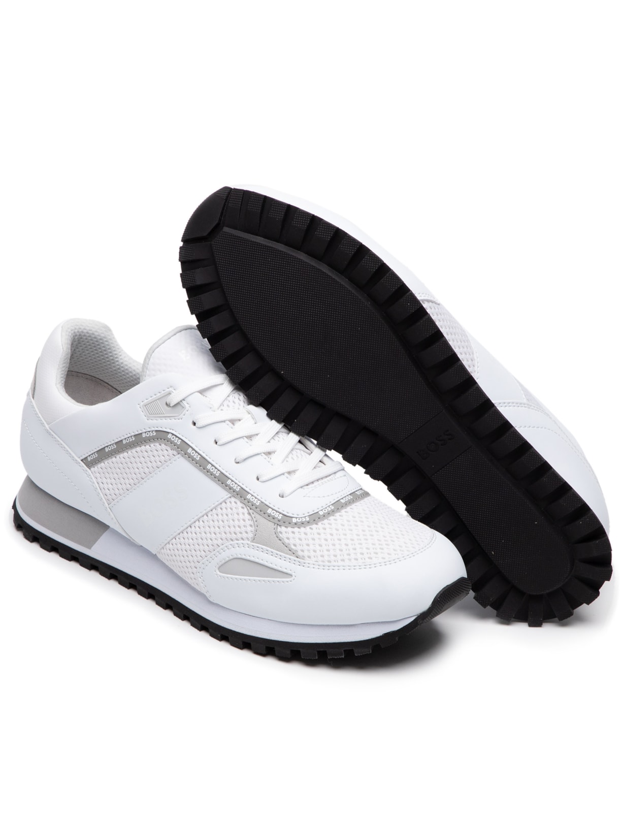 Tênis Masculino Parkour L Runn Melg Branco Boss
