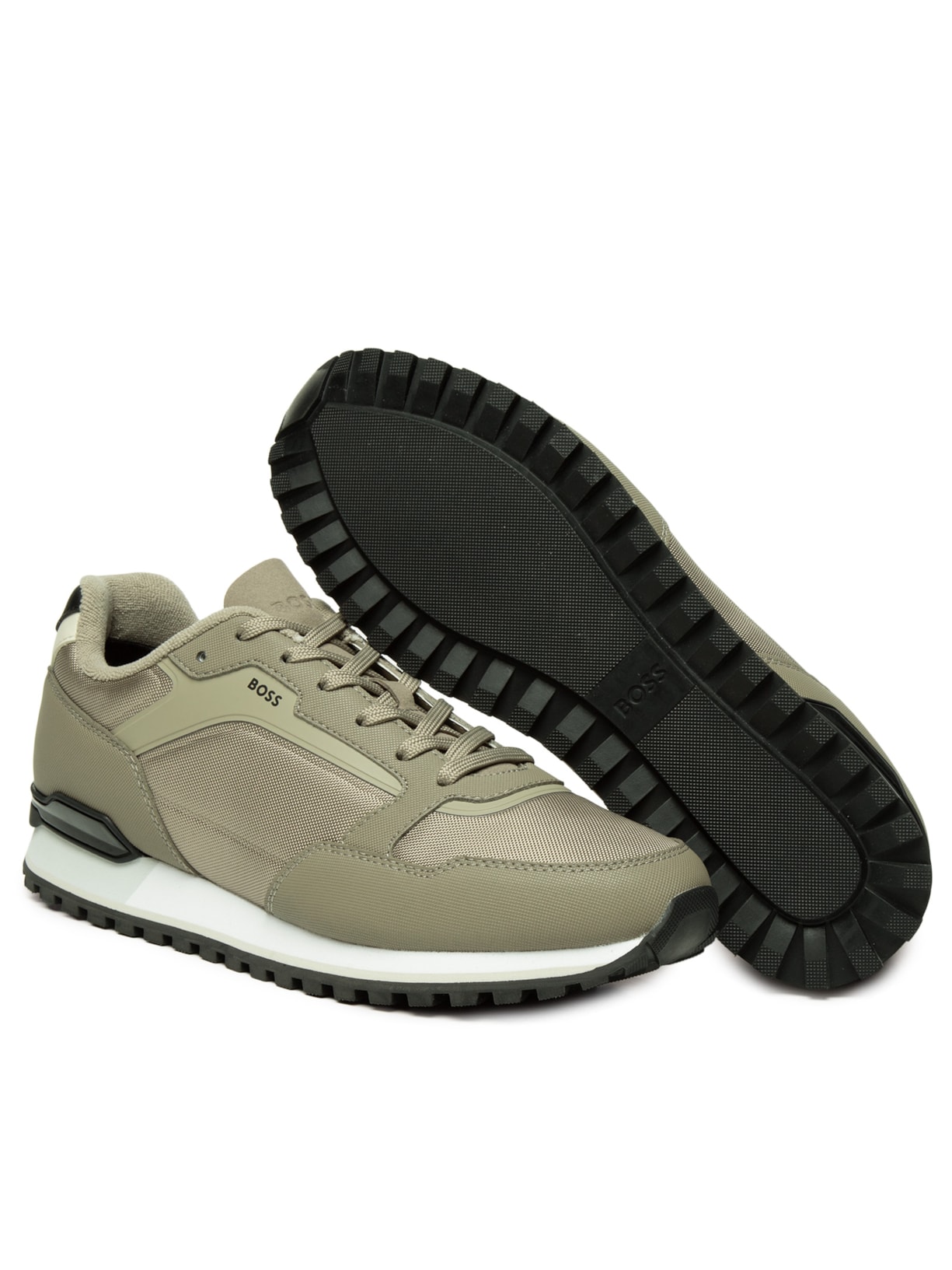 Tênis Masculino Parkour-L Runn Txhf Bege Boss