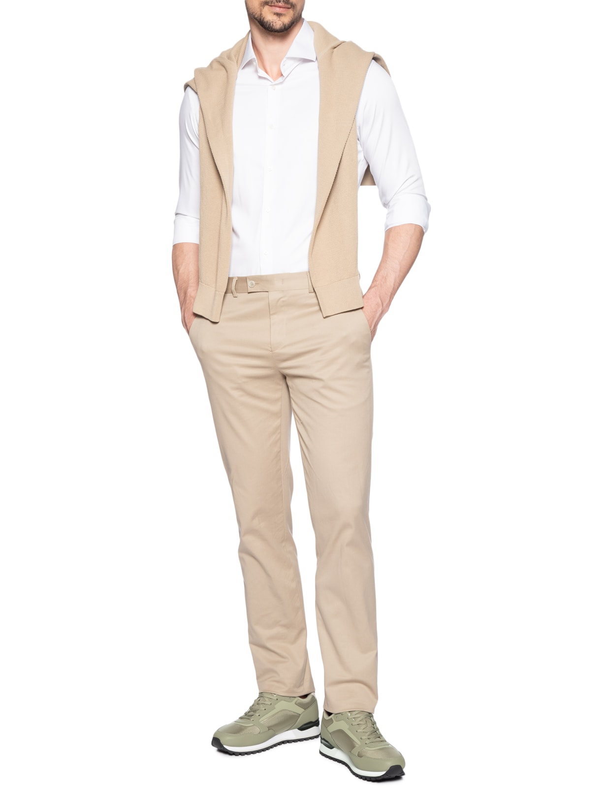 Tênis Masculino Parkour-L Runn Txhf Bege Boss