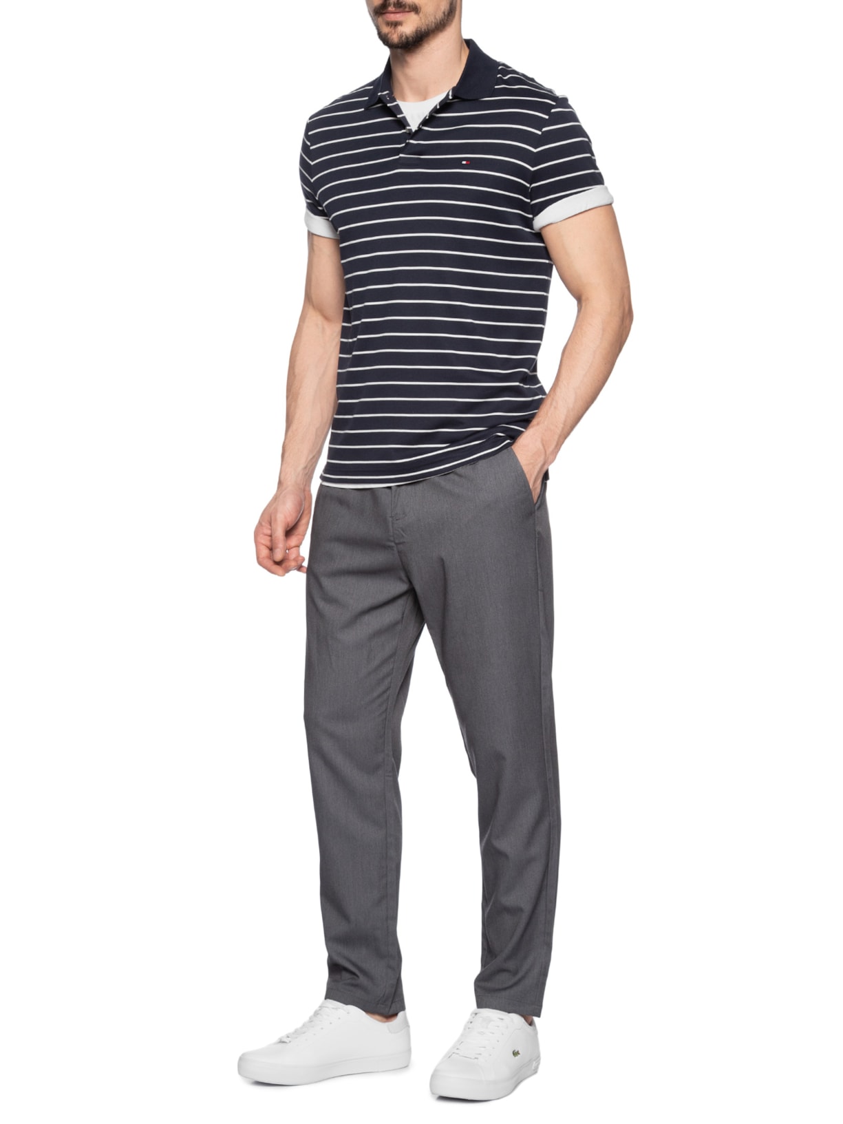 Tênis Masculino Powercourt Branco Lacoste