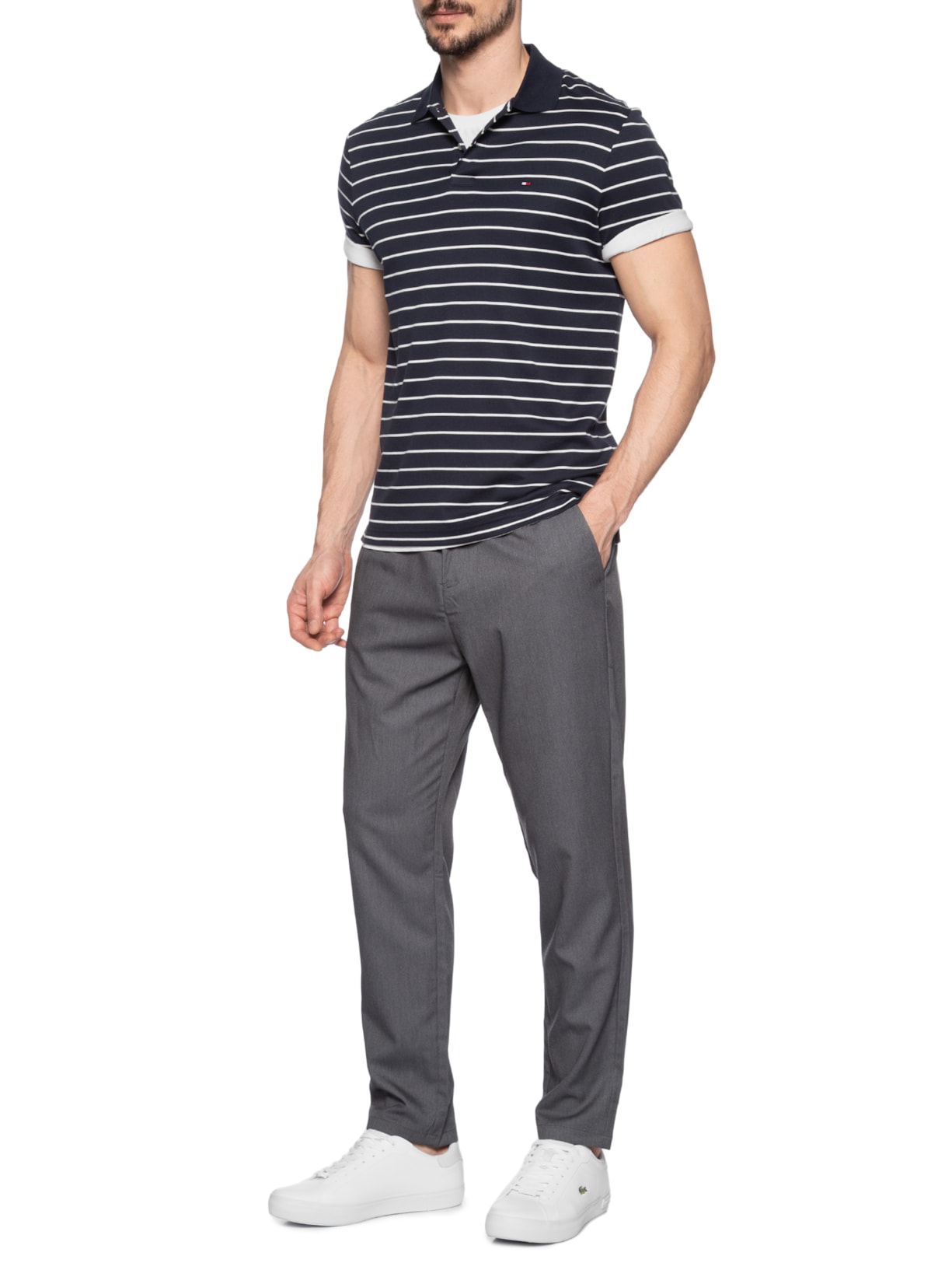 Tênis Masculino Powercourt Branco Lacoste