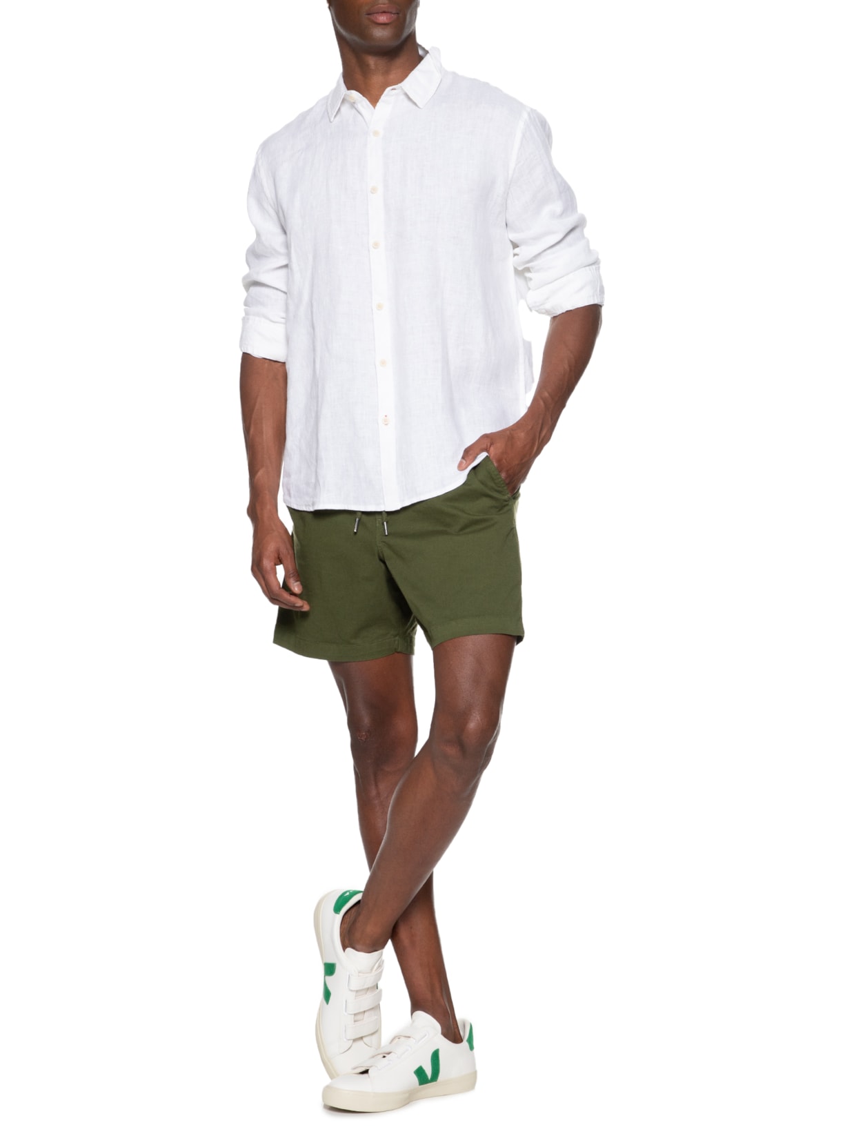 Tênis Masculino Recife Chromefree Leath Branco Veja