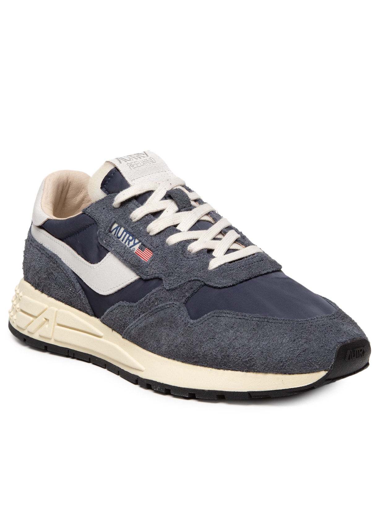 Tênis Masculino Reelwind Low Man Nylon Crack Azul Autry