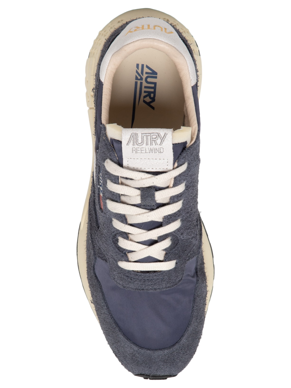 Tênis Masculino Reelwind Low Man Nylon Crack Azul Autry