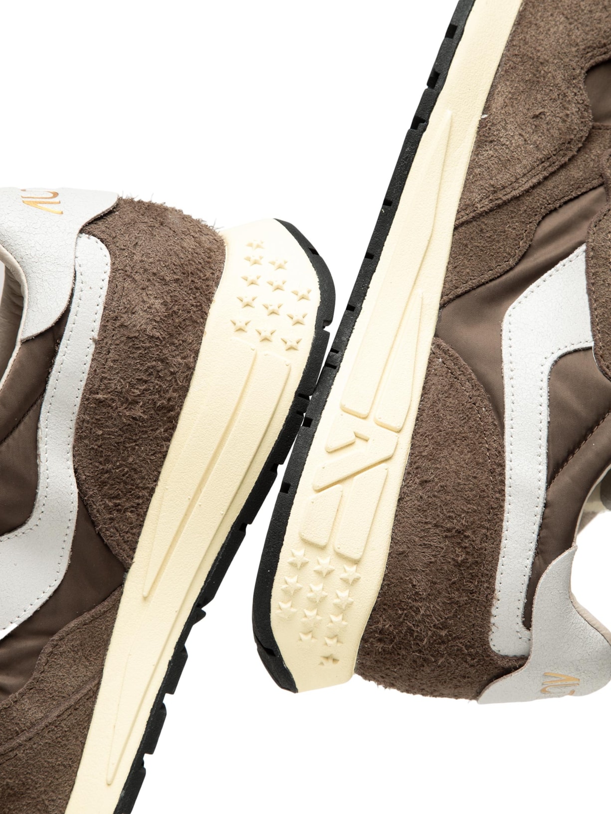 Tênis Masculino Reelwind Low Man Nylon Crack Marrom Autry