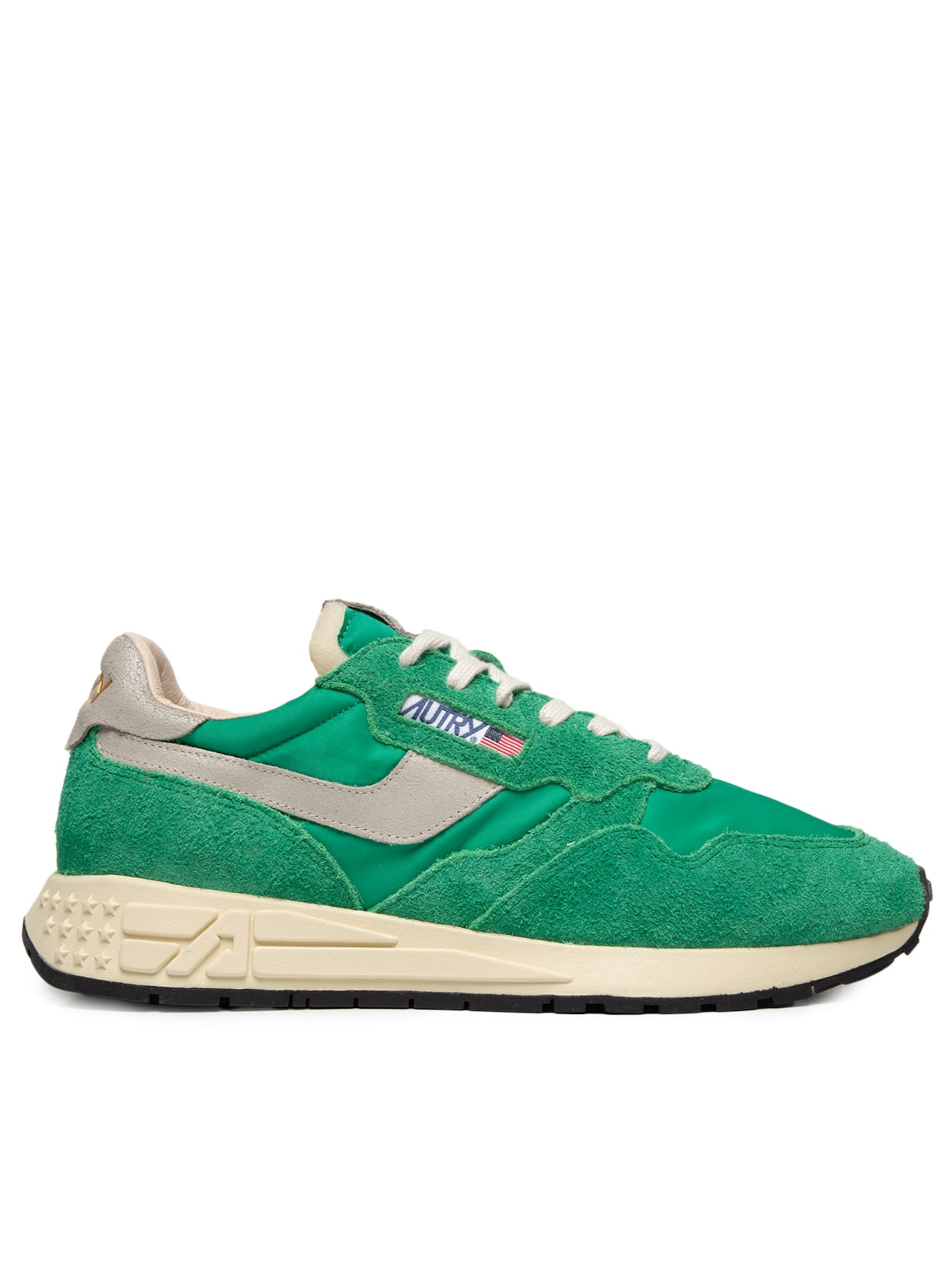 Tênis Masculino Reelwind Low Man Nylon Crack Verde Autry