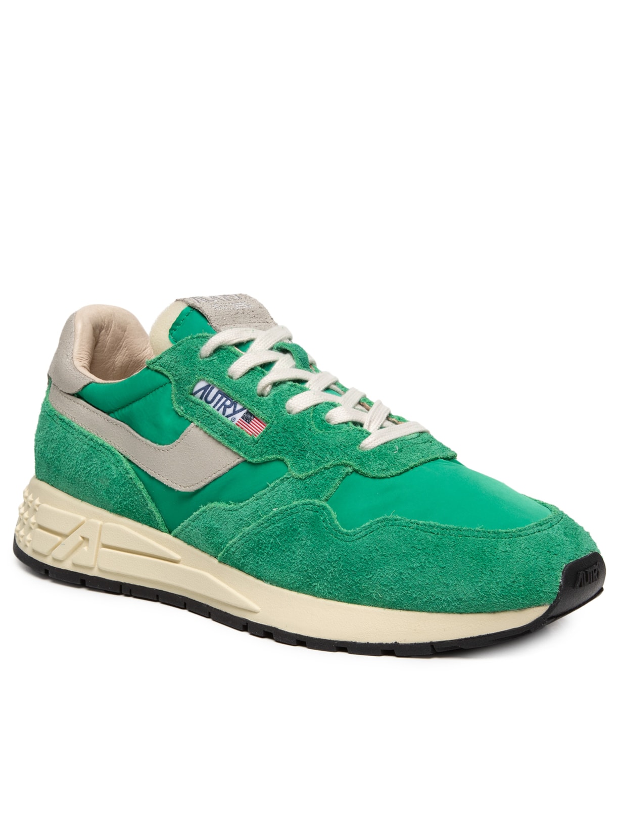 Tênis Masculino Reelwind Low Man Nylon Crack Verde Autry