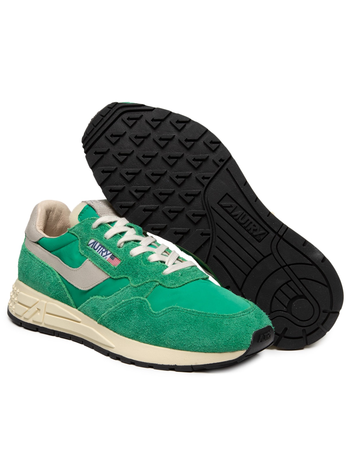 Tênis Masculino Reelwind Low Man Nylon Crack Verde Autry