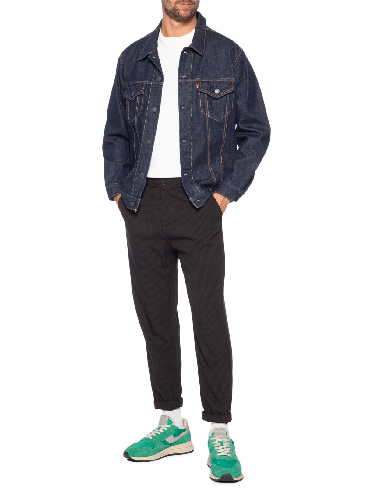 Tênis Masculino Reelwind Low Man Nylon Crack Verde Autry