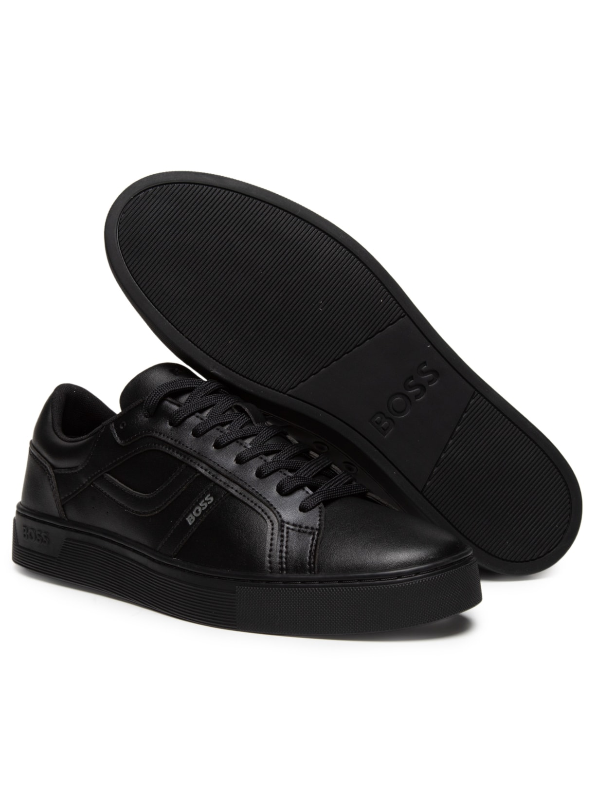 Tênis Masculino Rhys Tenn Pu Preto Boss
