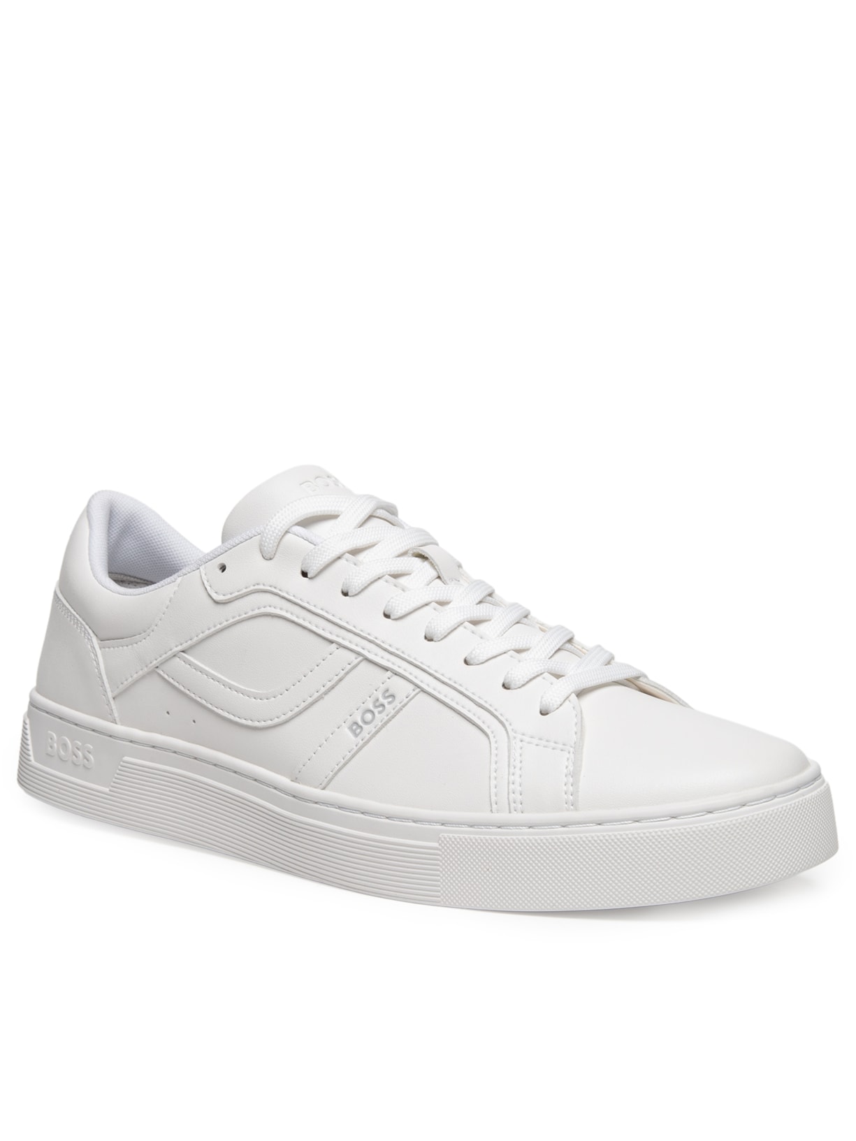Tênis Masculino Rhys Tenn PU – Branco Boss