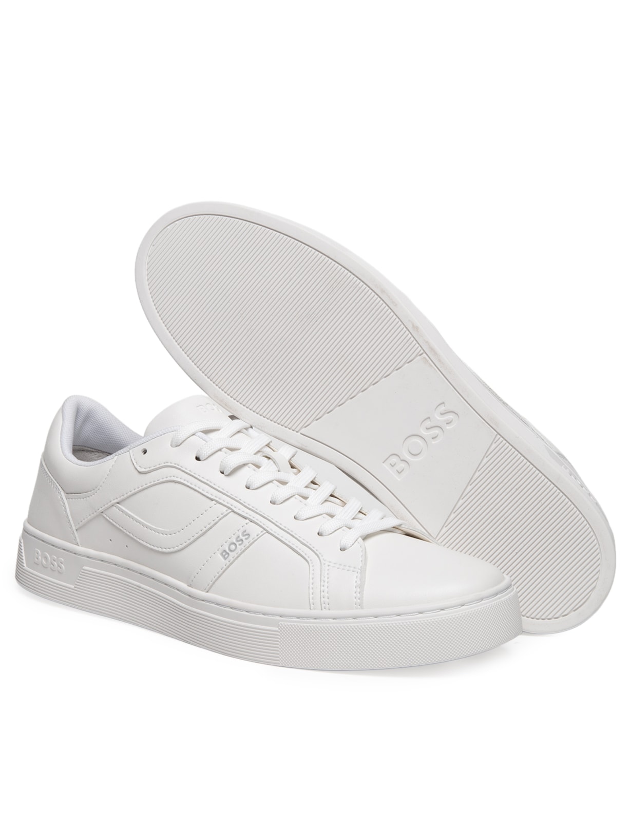Tênis Masculino Rhys Tenn PU – Branco Boss