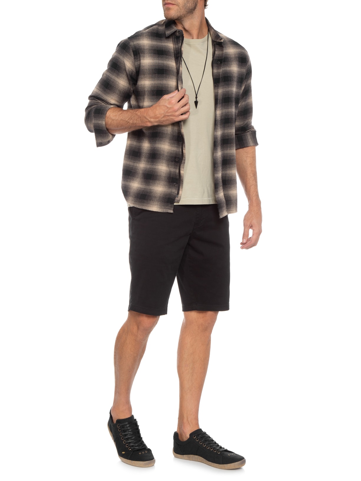 Tênis Masculino Riva Enluvado Eco Preto Osklen