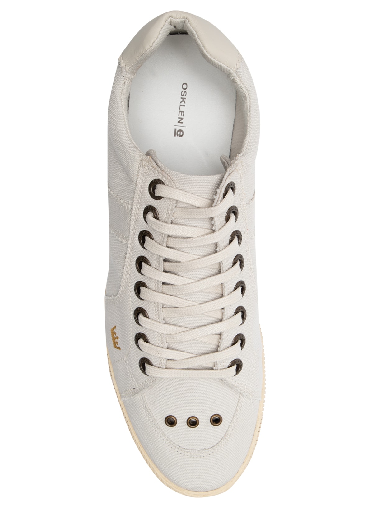 Tênis Masculino Riva Lona Lisa Bege Osklen