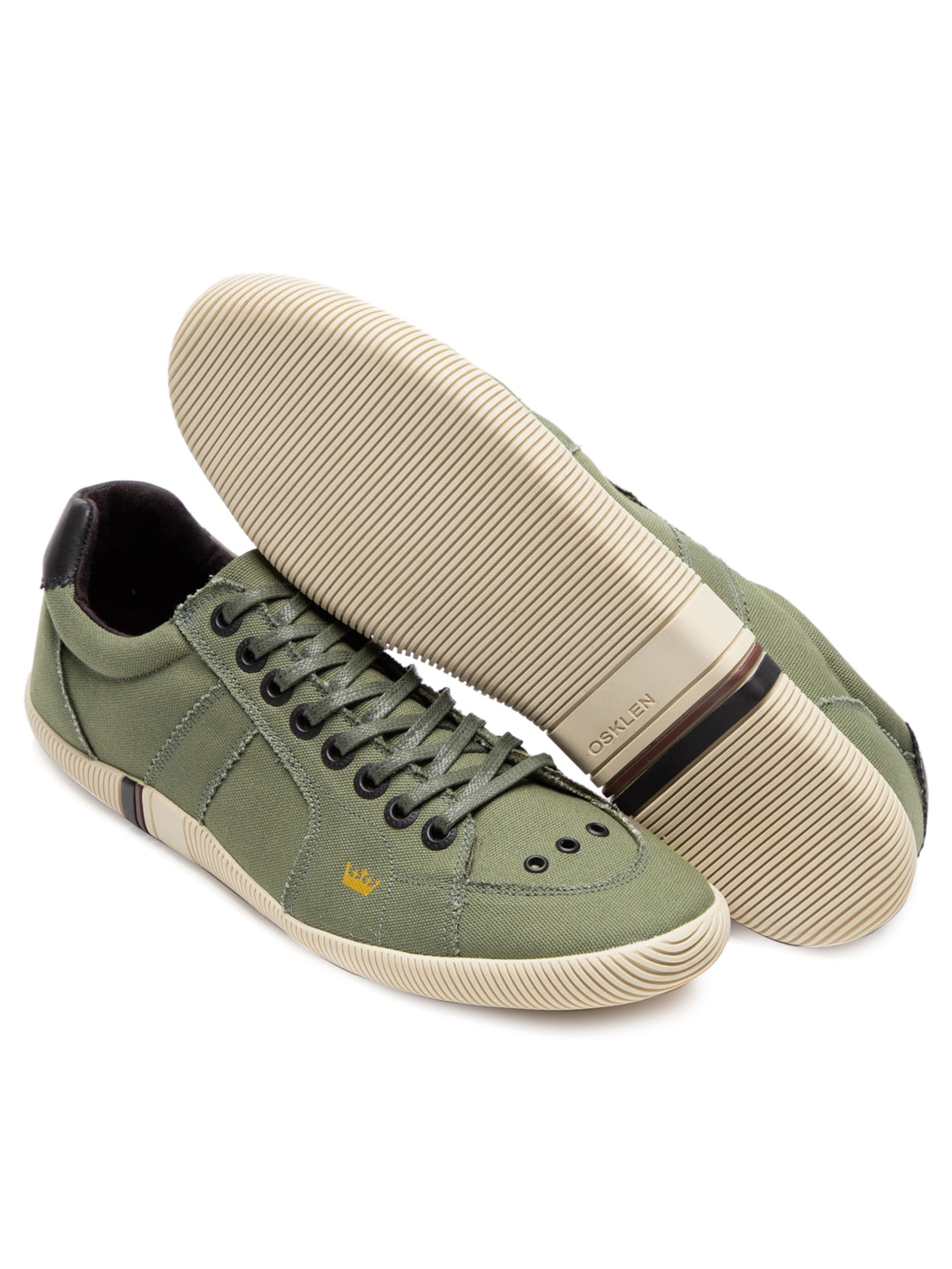 Tênis Masculino Riva Lona Lisa Verde Osklen