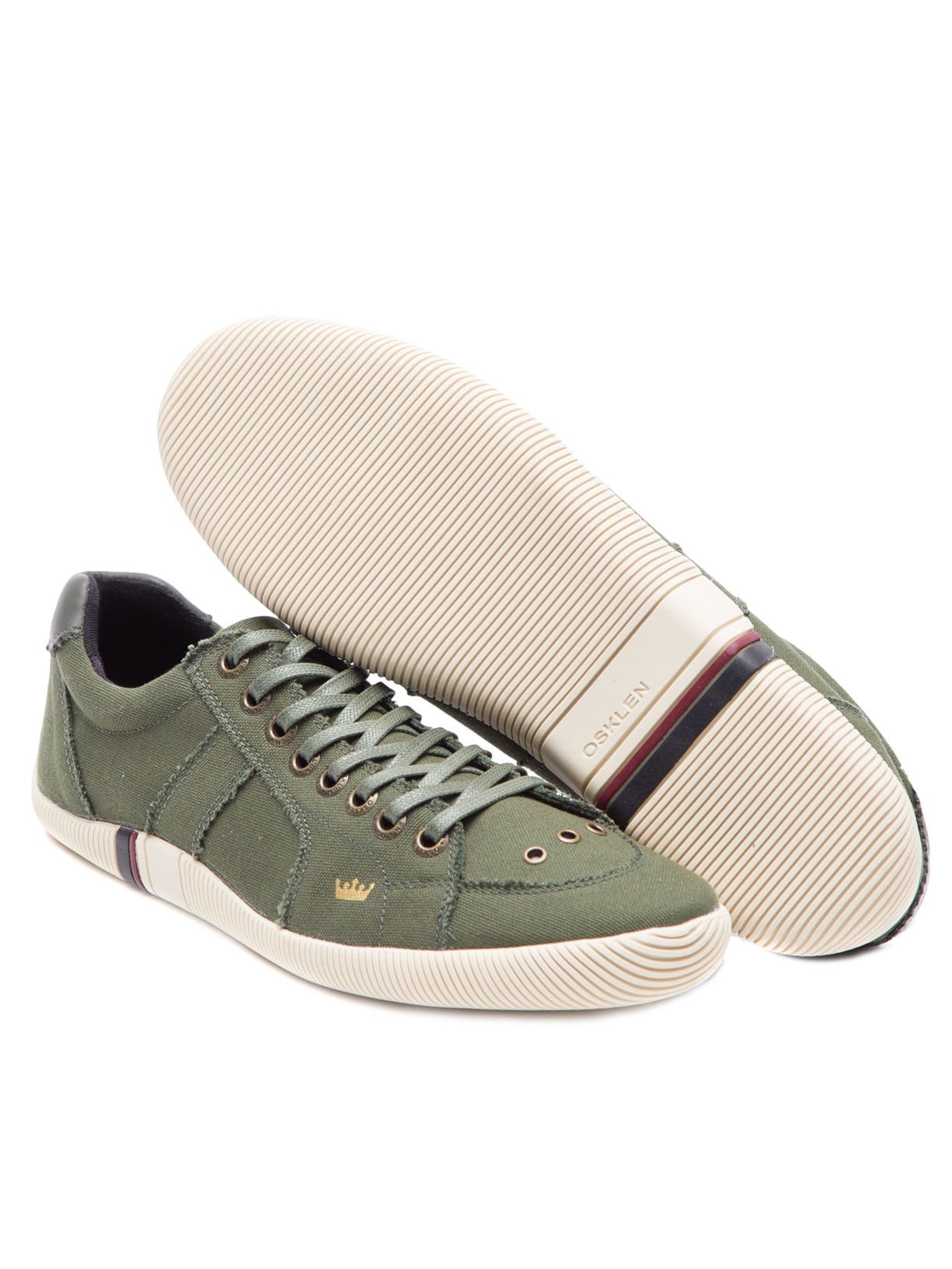 Tênis Masculino Riva Lona Lisa Verde Osklen