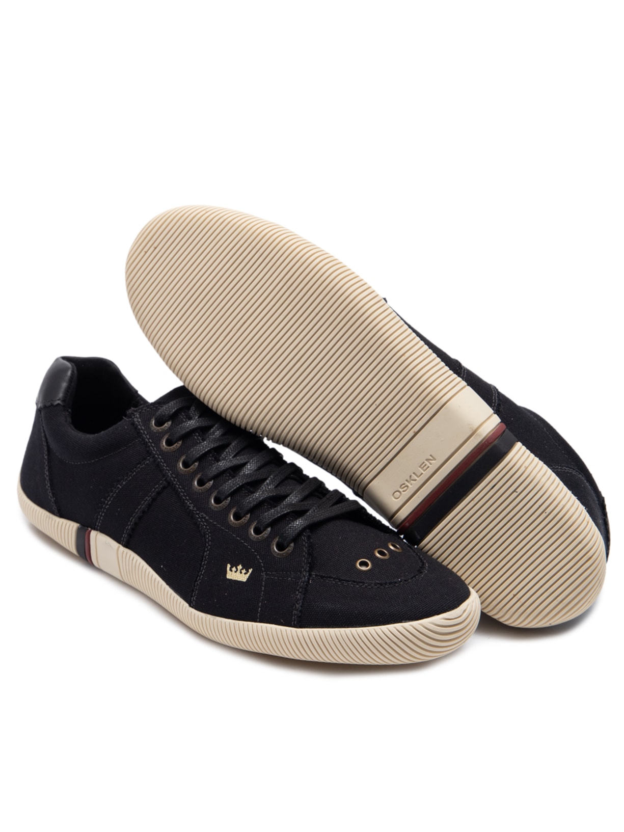 Tênis Masculino Riva Lona Preto Osklen