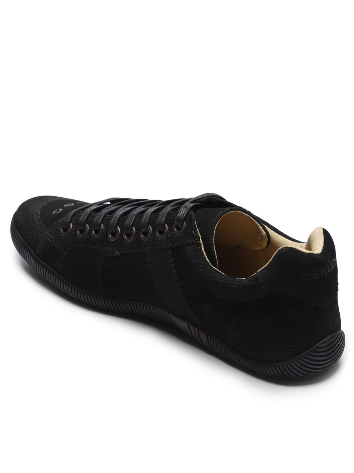 Tênis Masculino Riva Nobuck Fine Black Sole Preto Osklen