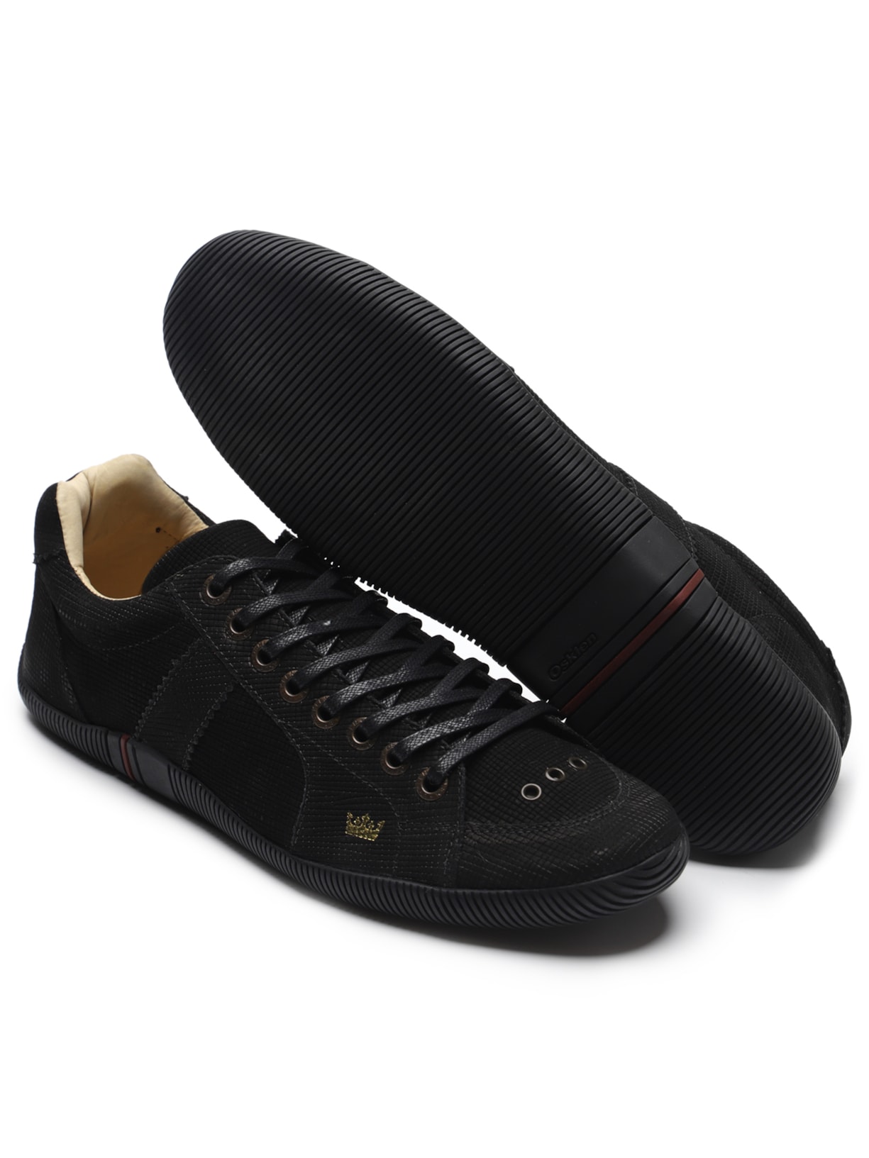 Tênis Masculino Riva Nobuck Fine Black Sole Preto Osklen