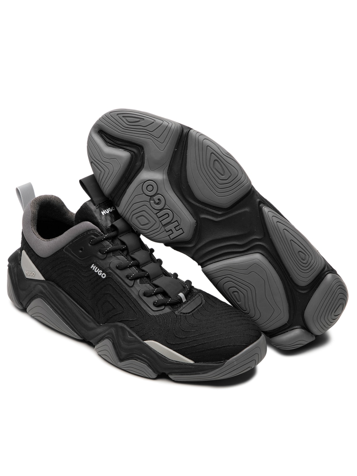 Tênis Masculino Running Quake Runn Preto Hugo