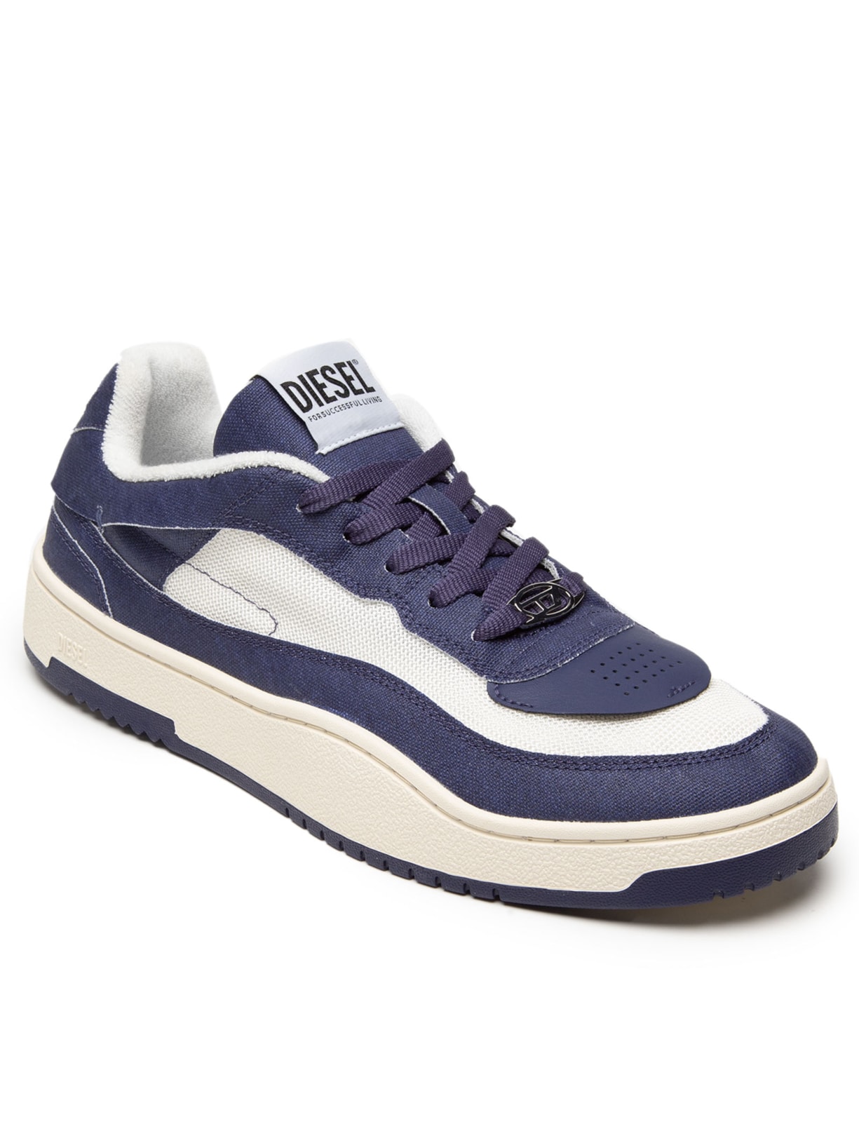 Tênis Masculino S-Oval Skate Low Azul Diesel