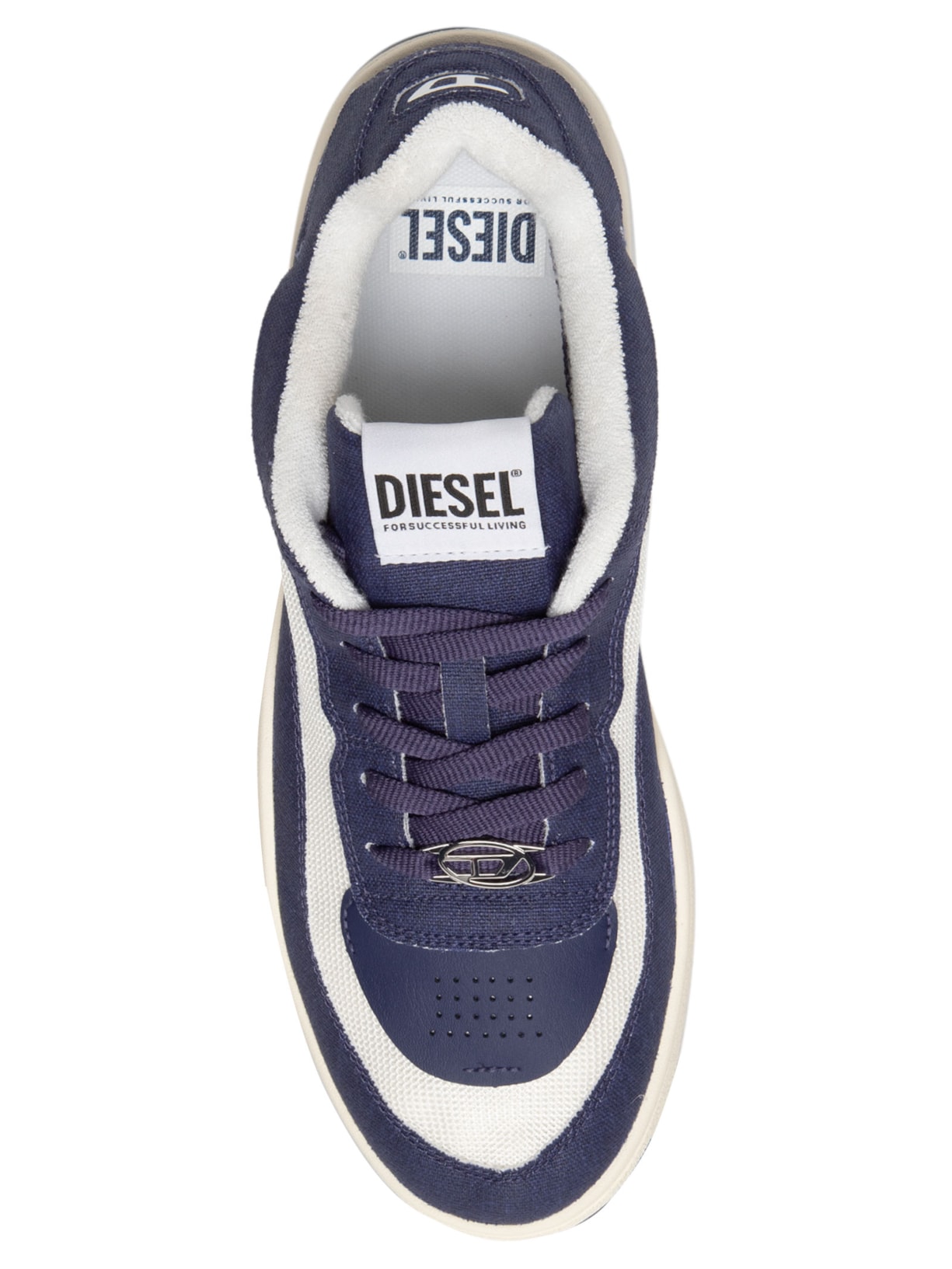 Tênis Masculino S-Oval Skate Low Azul Diesel