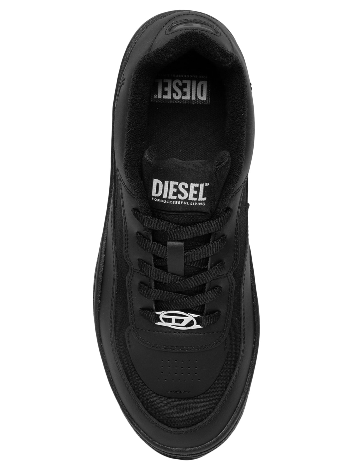 Tênis Masculino S-Oval Skate Low Sneakers Preto Diesel