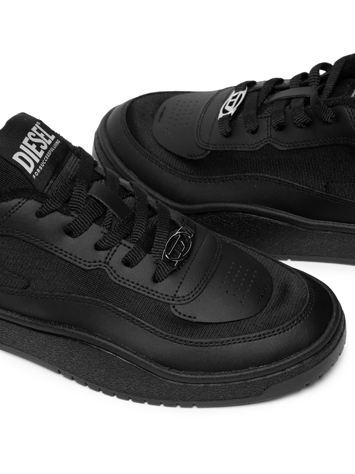 Tênis Masculino S-Oval Skate Low Sneakers Preto Diesel