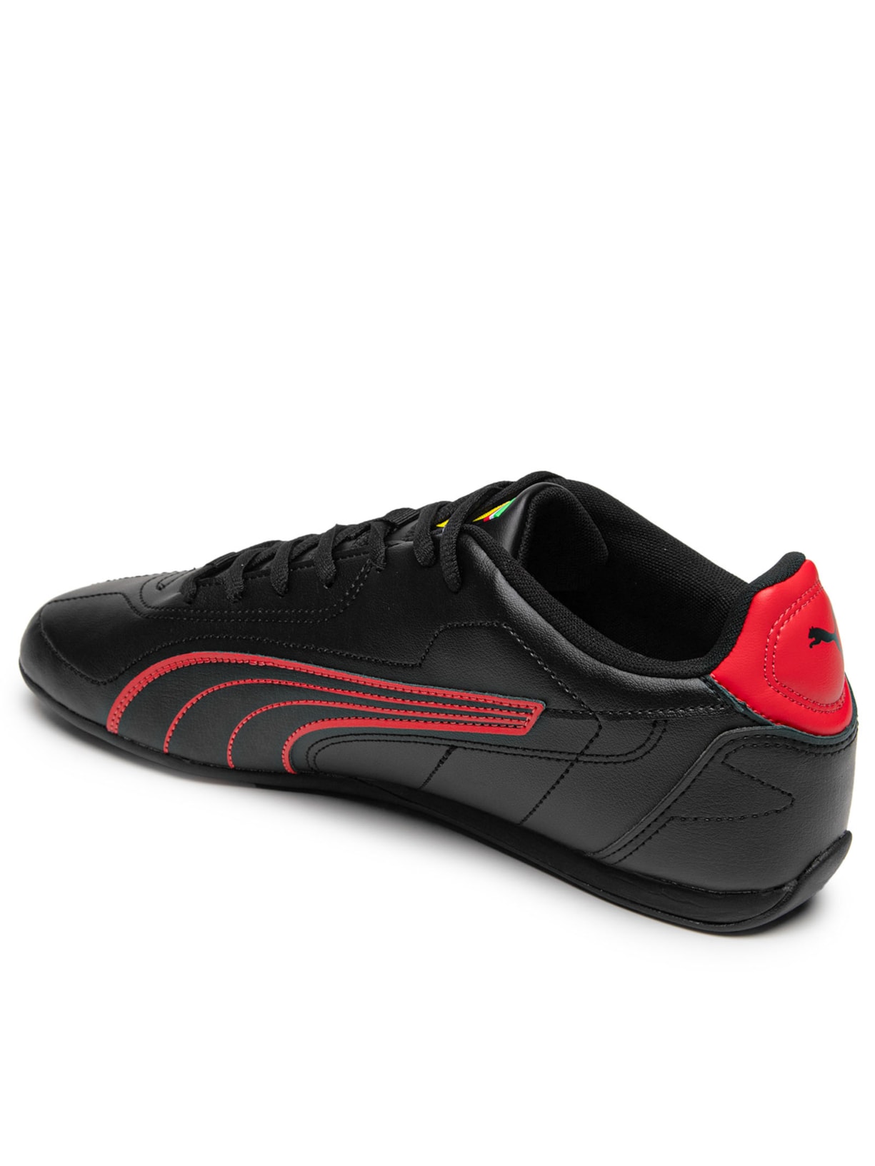 Tênis Masculino Scuderia Ferrari Catch Preto Puma + Ferrari