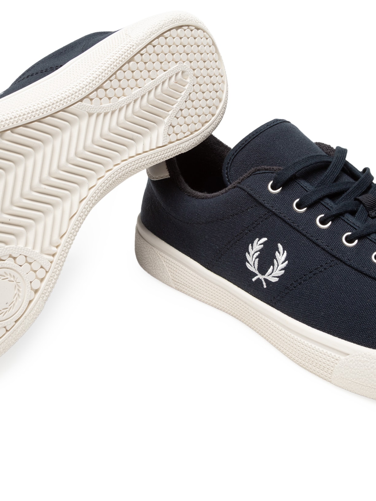 Tênis Masculino Shoe Poly Canvas Azul Fred Perry