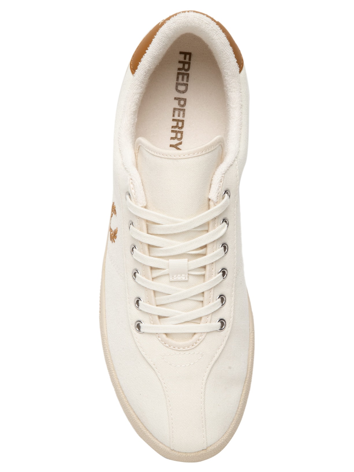 Tênis Masculino Shoe Poly Canvas Branco Fred Perry