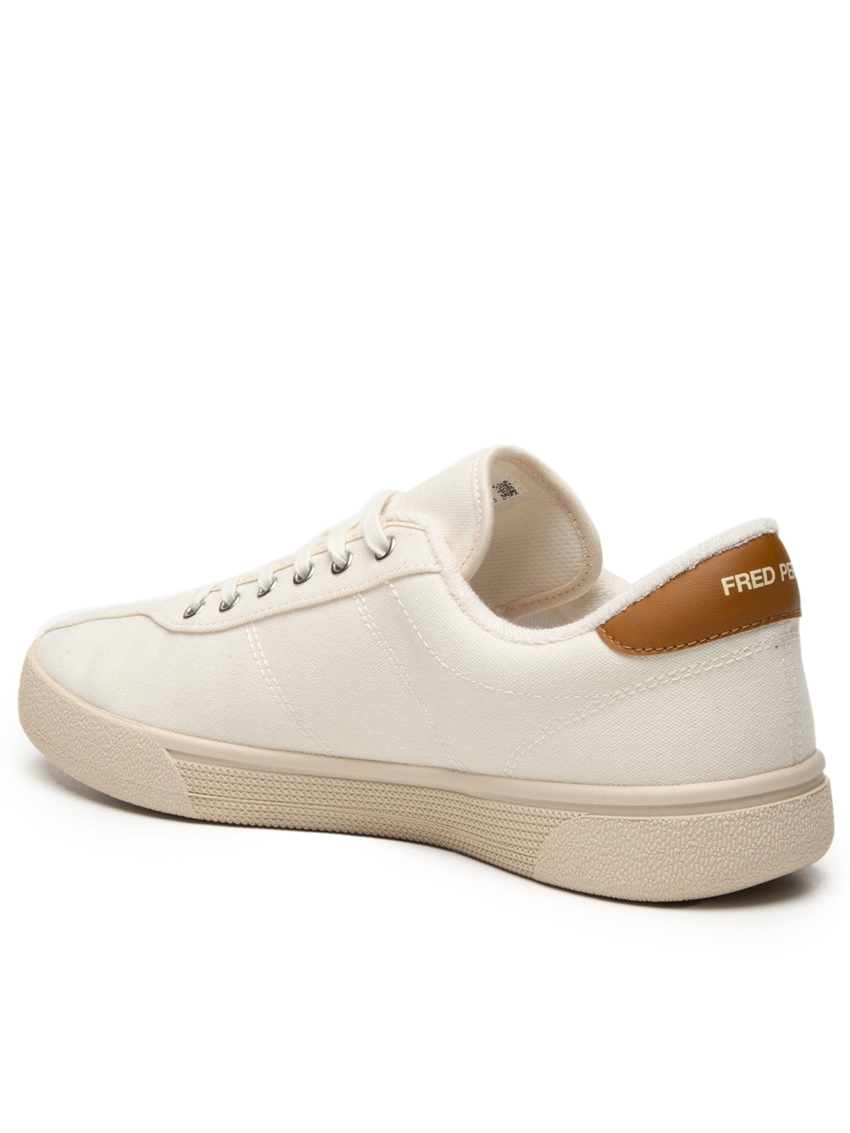 Tênis Masculino Shoe Poly Canvas Branco Fred Perry