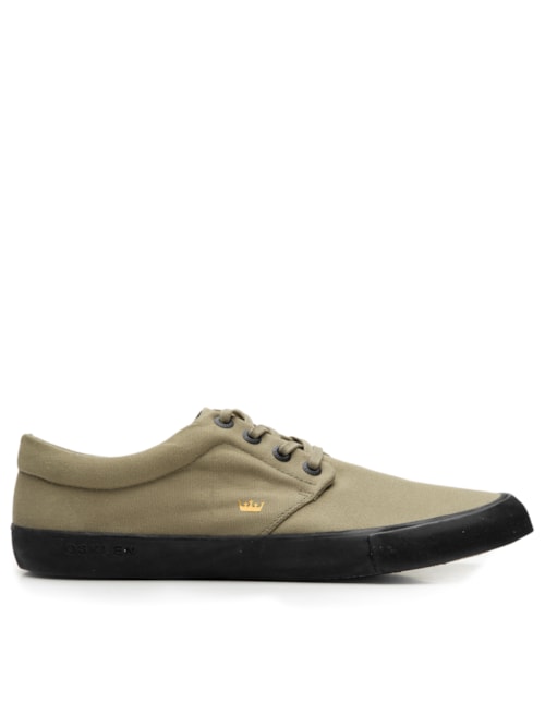 Tênis Masculino Skate Boarding Lona Black Sole - Marrom