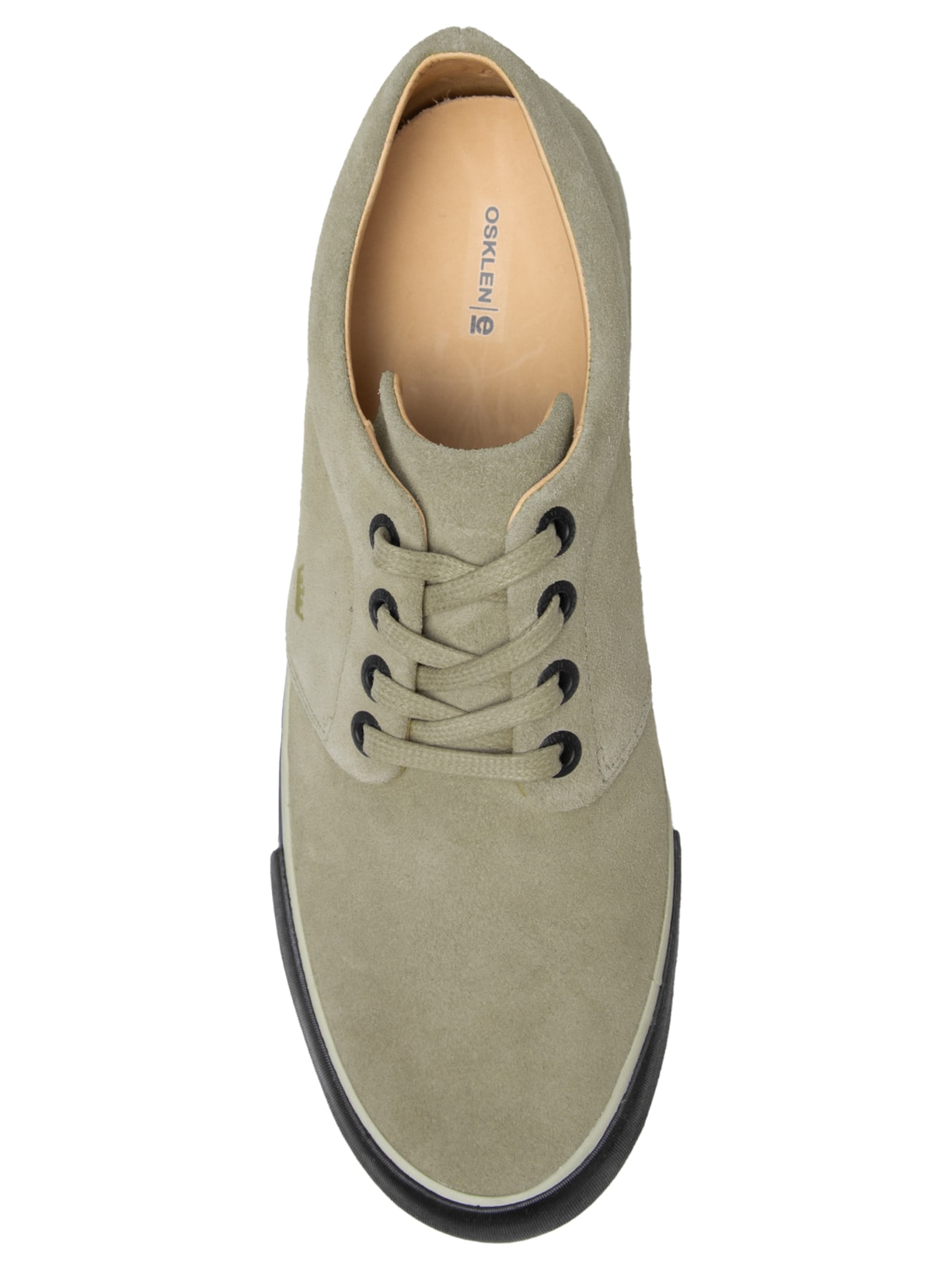 Tênis Masculino Skateboarding Camurça Black Sole M Bege Osklen