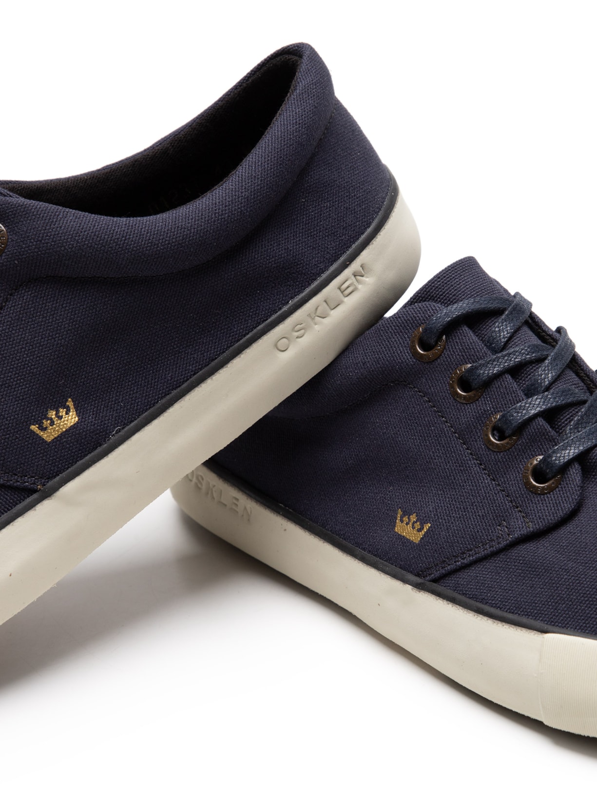 Tênis Masculino Skateboarding Lona Azul Osklen