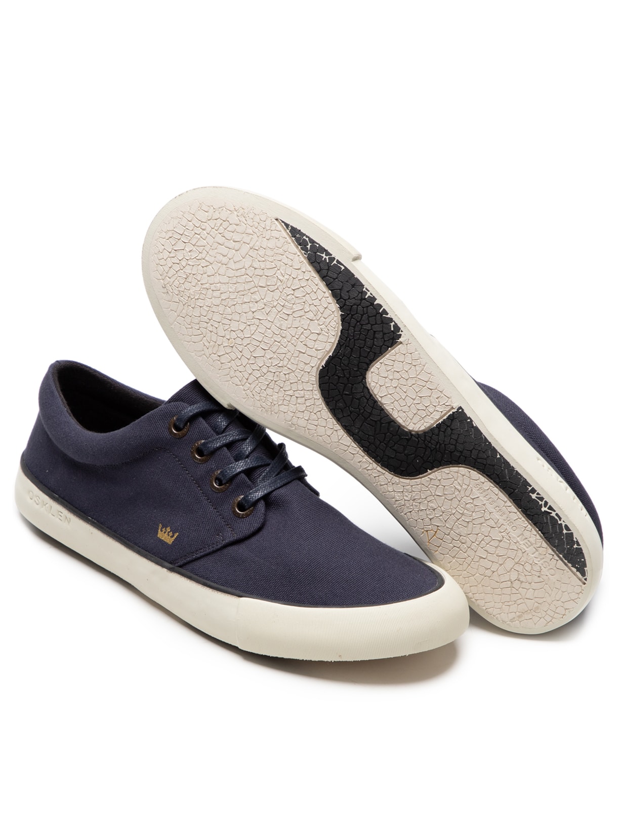 Tênis Masculino Skateboarding Lona Azul Osklen