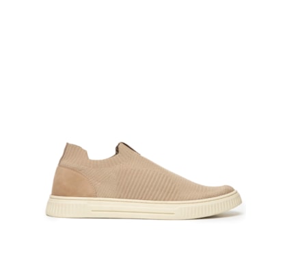 Tênis Masculino Slip On - Bege