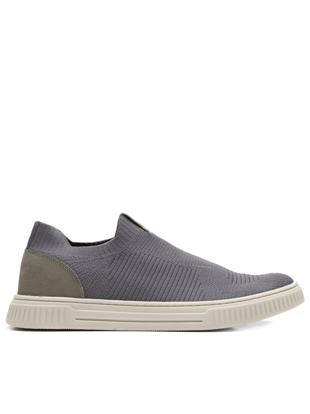 Tênis Masculino Slip On - Cinza