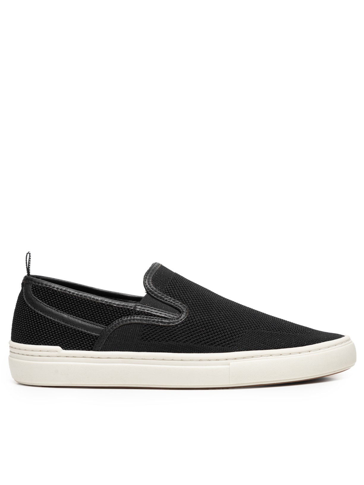 Tênis Masculino Slip On Em Malha Preto '2 Essential