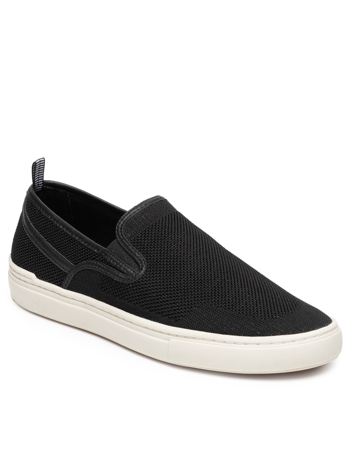 Tênis Masculino Slip On Em Malha Preto '2 Essential