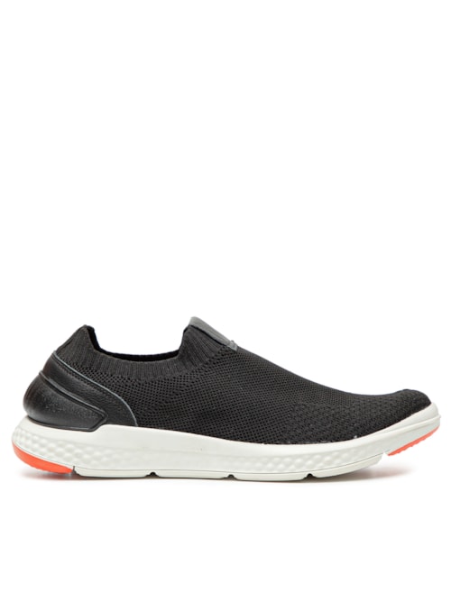 Tênis Masculino Slip On Malha - Preto