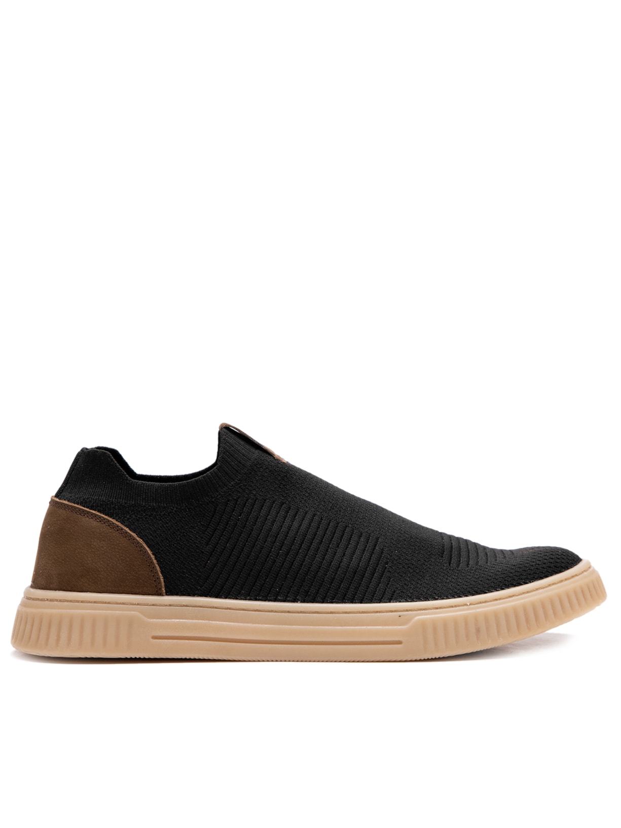 Tênis Masculino Slip On - Preto