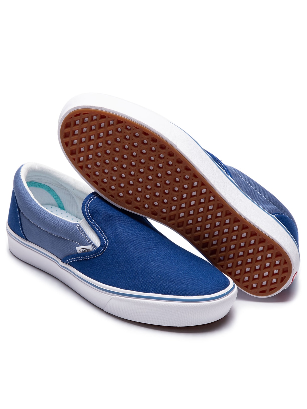 Tênis Masculino Slip On Ua Comfycush Slipon Azul Vans
