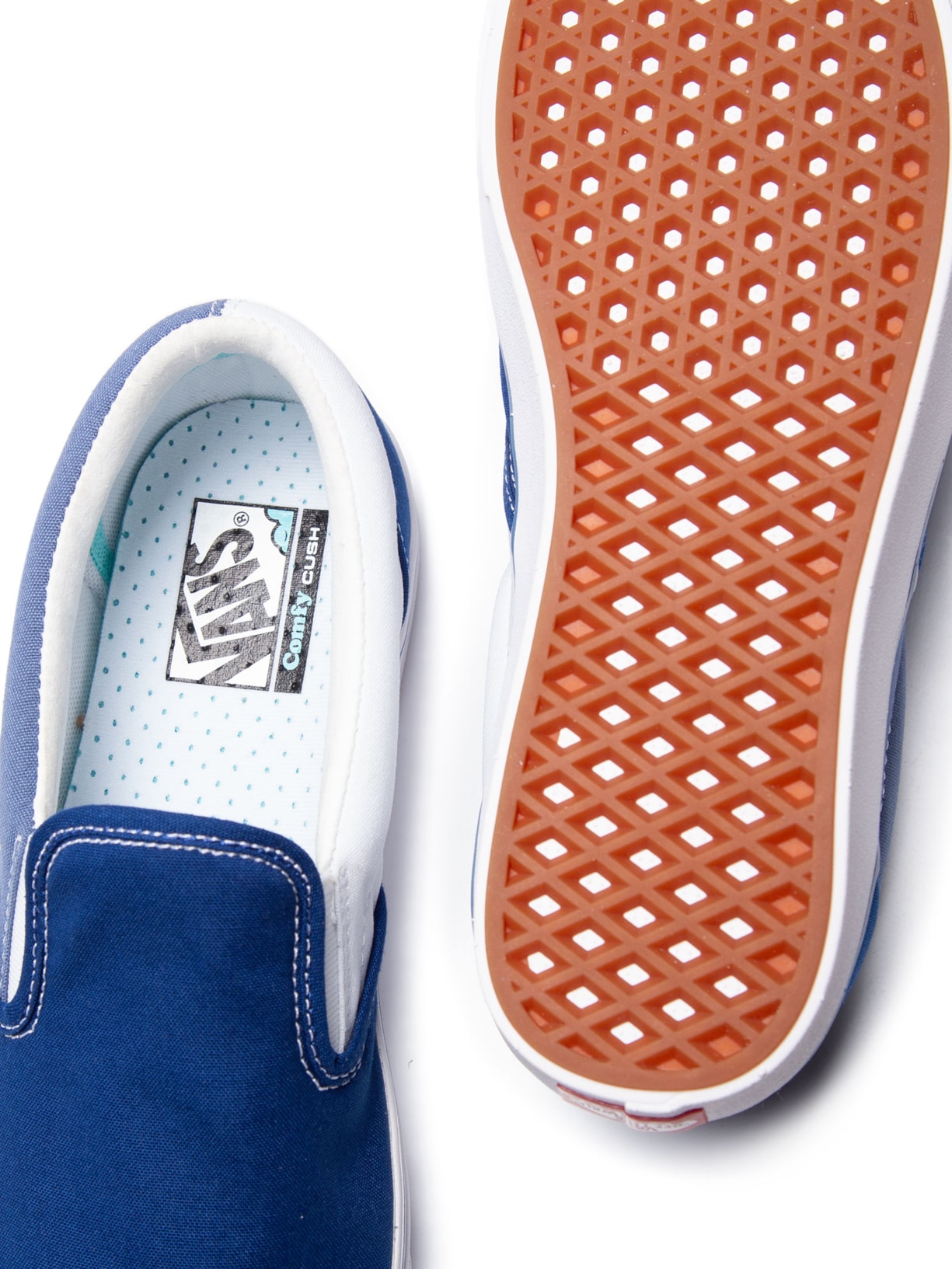 Tênis Masculino Slip On Ua Comfycush Slipon Azul Vans