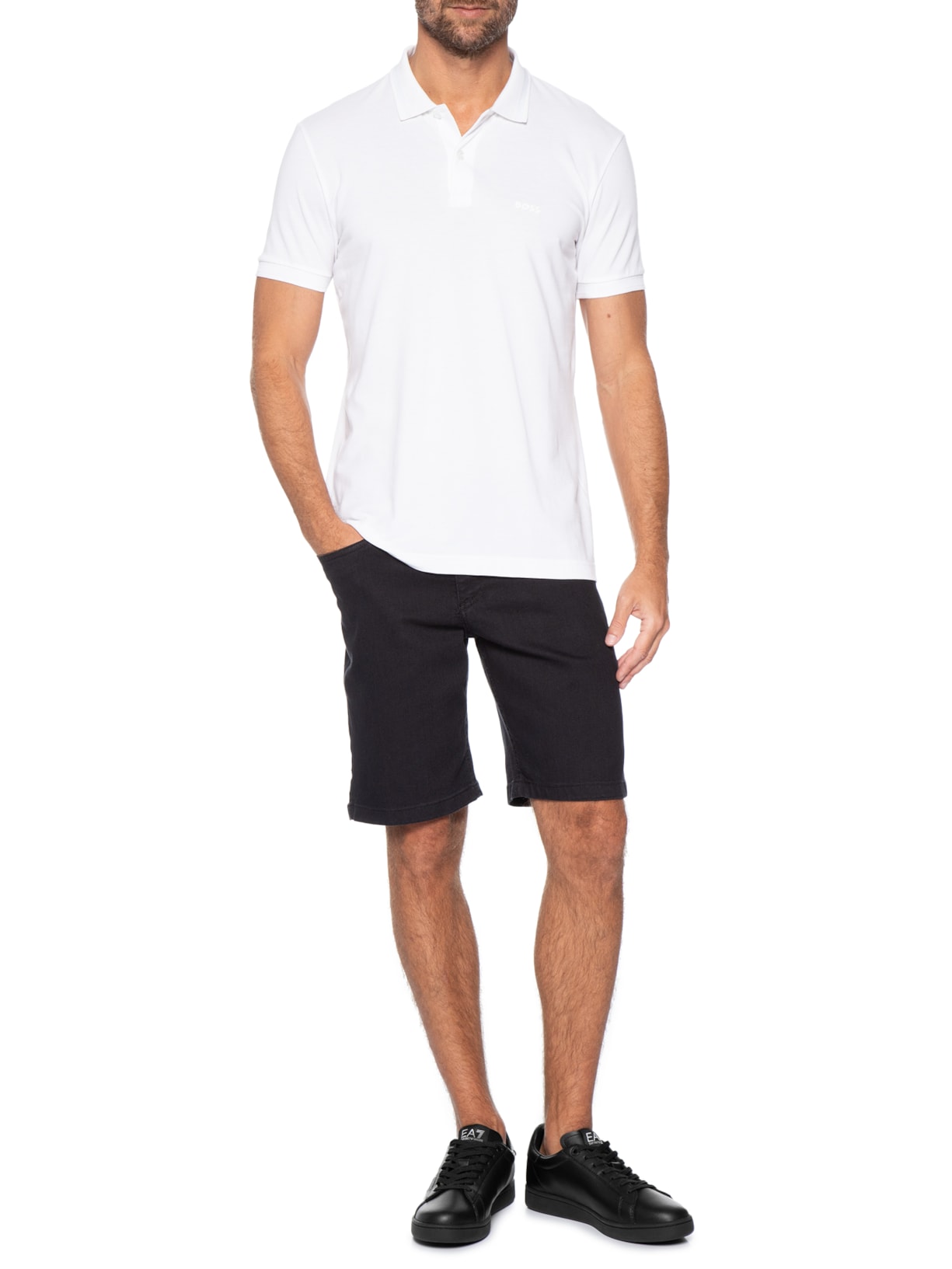 Tênis Masculino Sneaker Classic CC MFA Preto Ea7 Emporio Armani