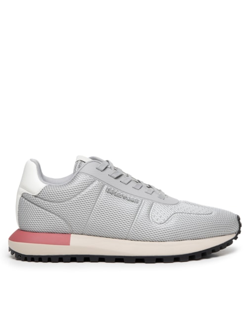 Tênis Masculino Snk Net White Hf + Pu - Cinza