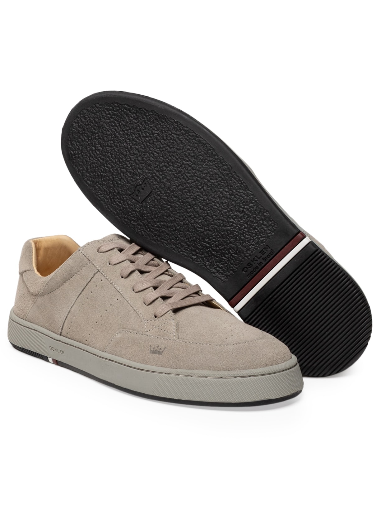 Tênis Masculino Soho Camurça Cinza Osklen