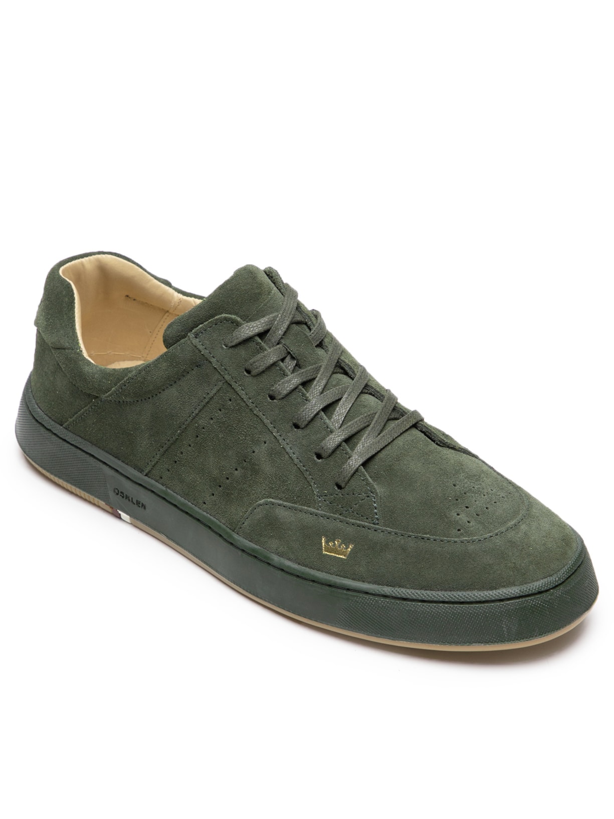 Osklen Tênis Masculino Soho Camurça Colour Sole Verde