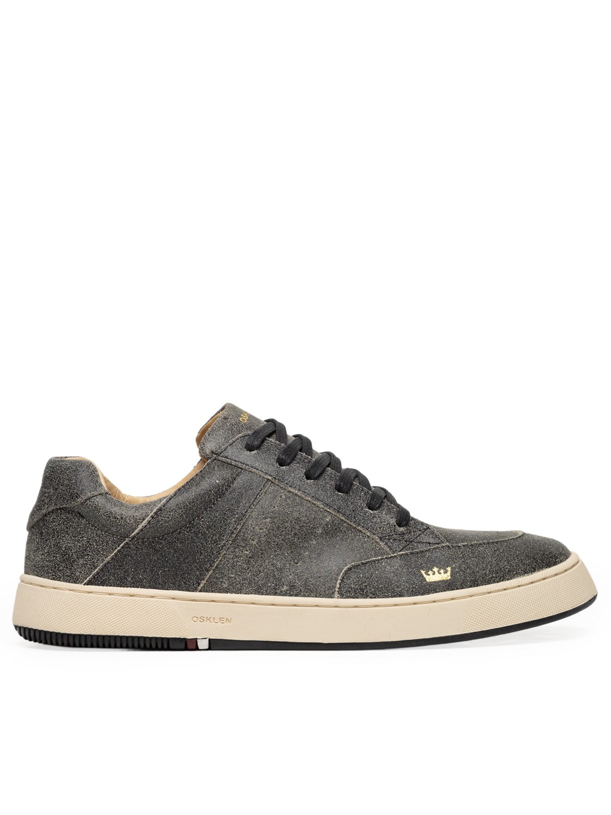 Tênis Masculino Soho Couro Gasto - Preto